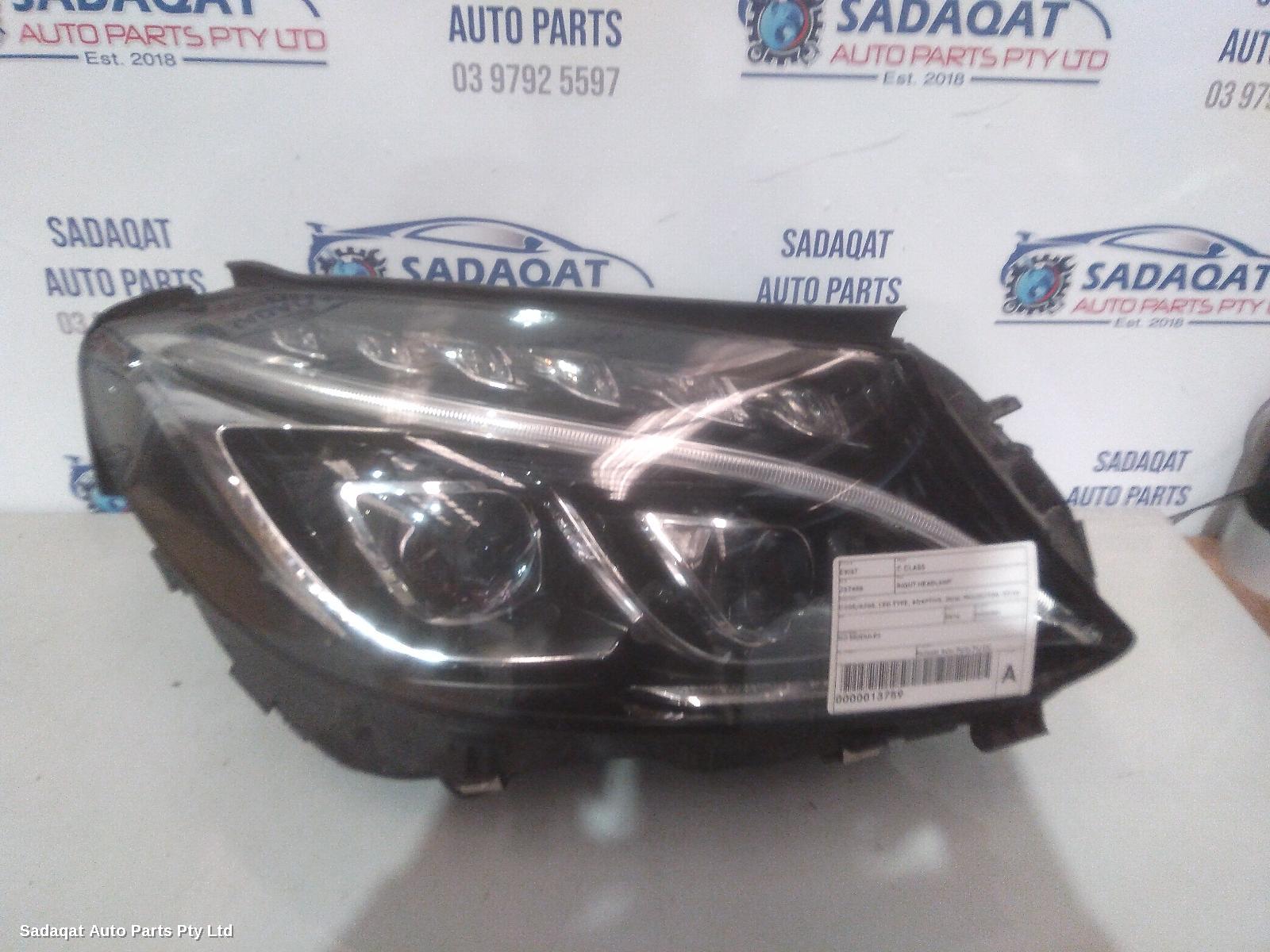 Mercedes C Class Right Headlamp