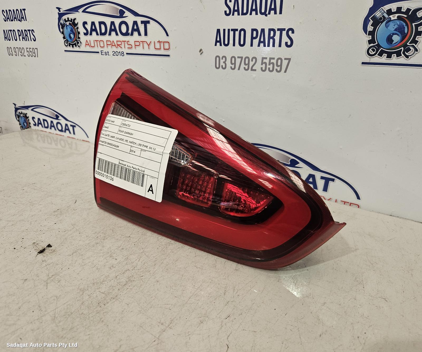 Kia Cerato Rear Garnish