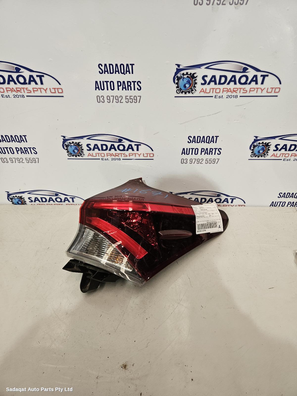 Toyota Corolla Right Taillight