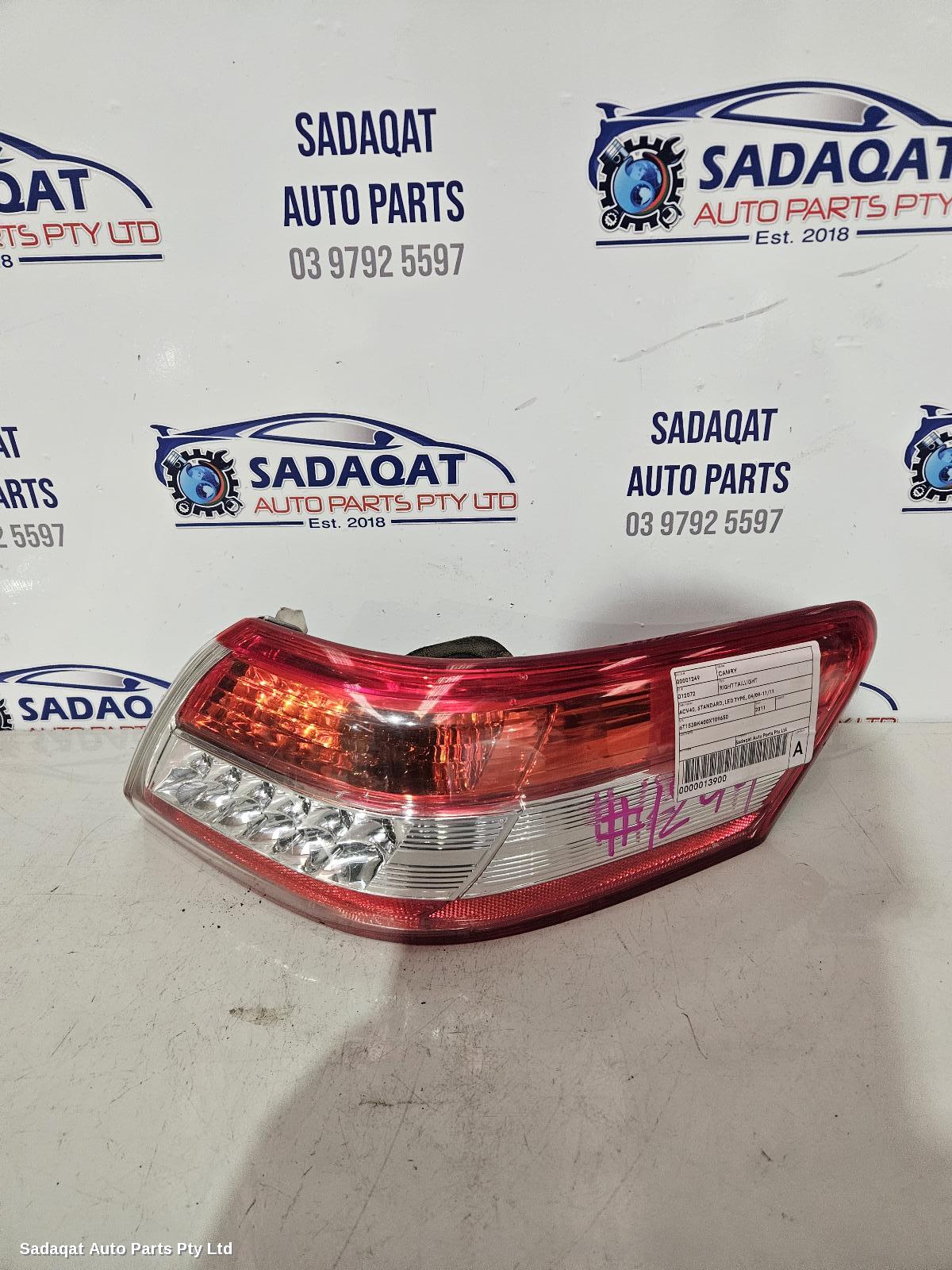Toyota Camry Right Taillight