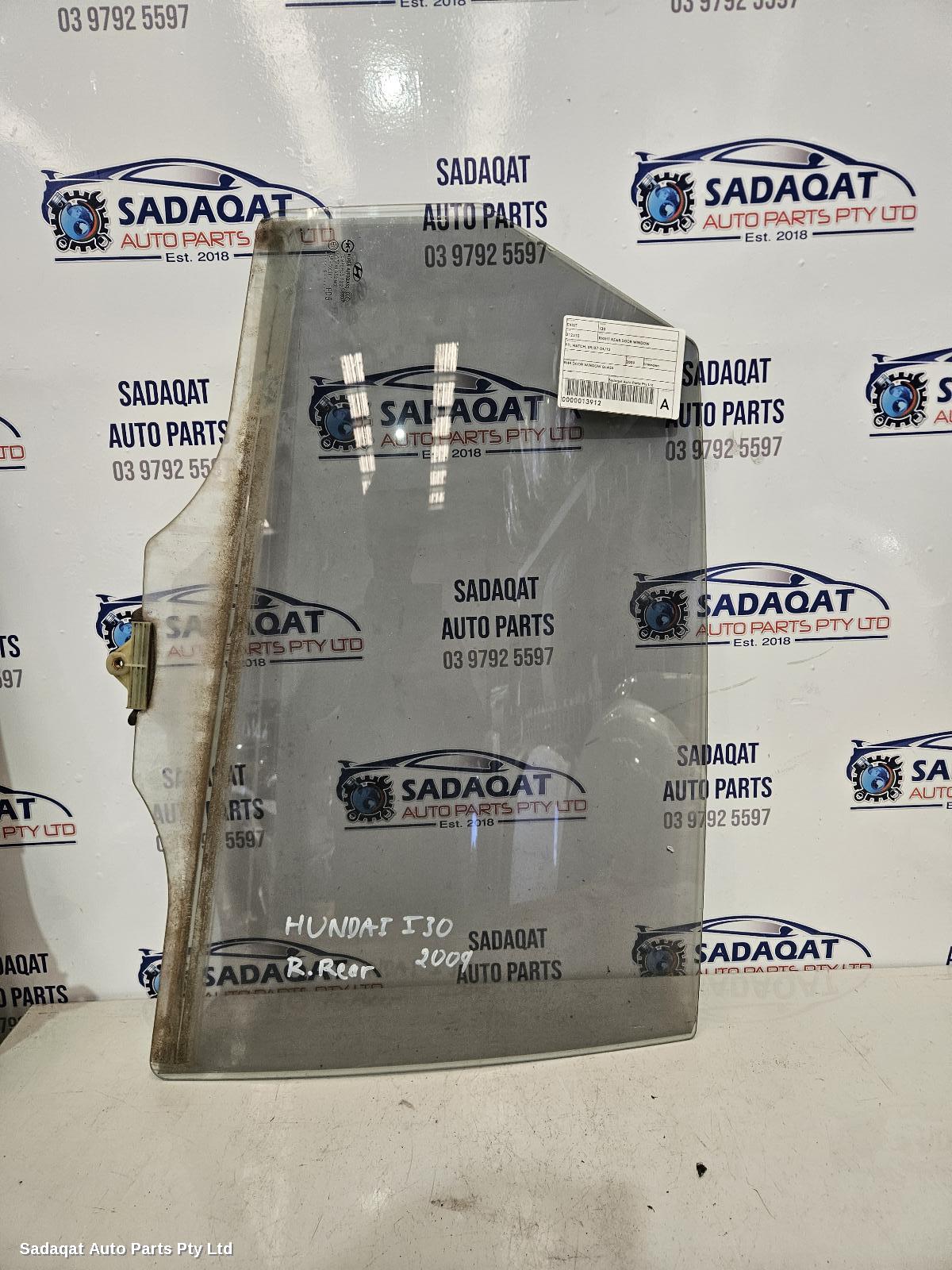 Hyundai I30 Right Rear Door Window