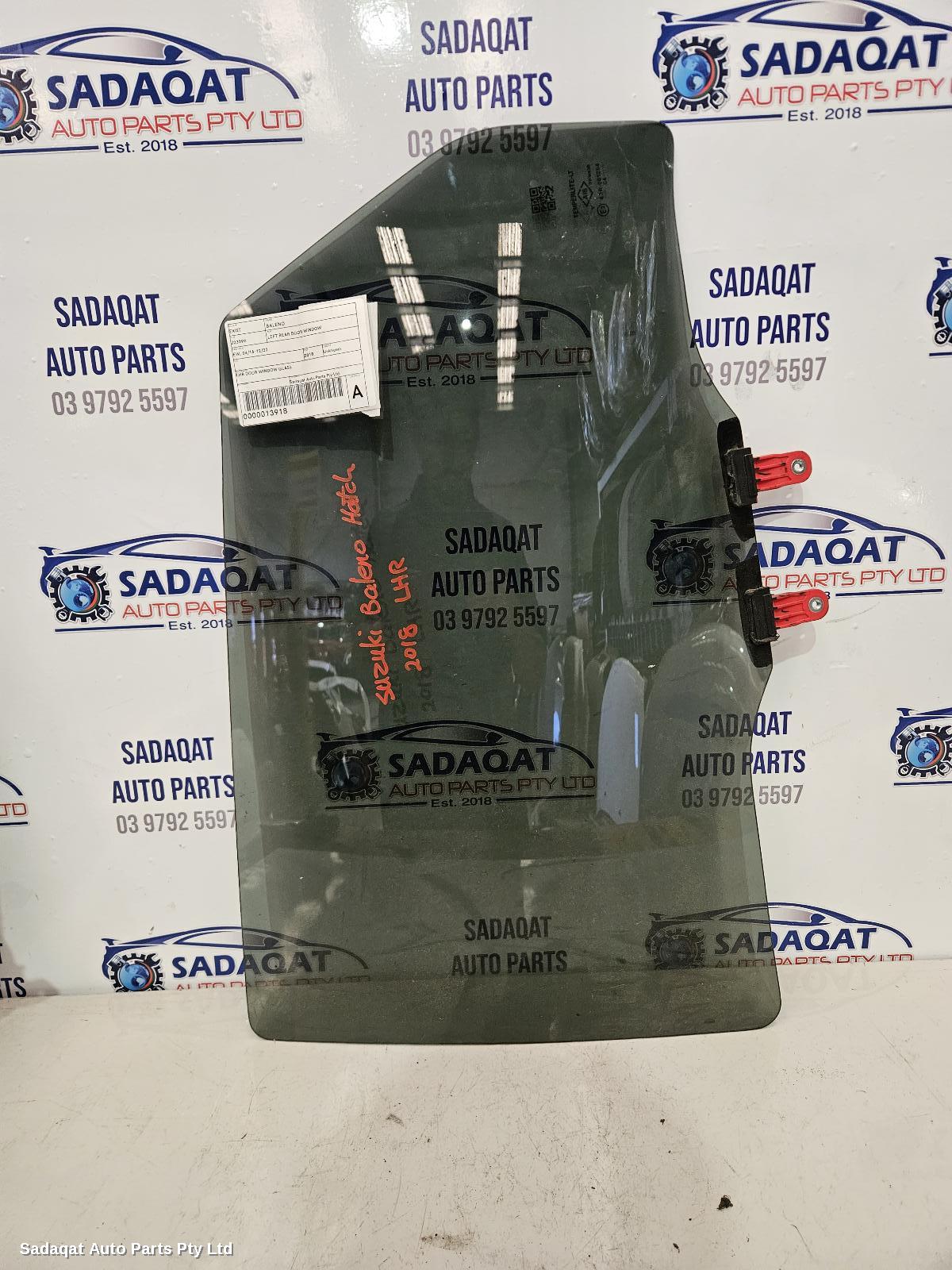 Suzuki Baleno Left Rear Door Window