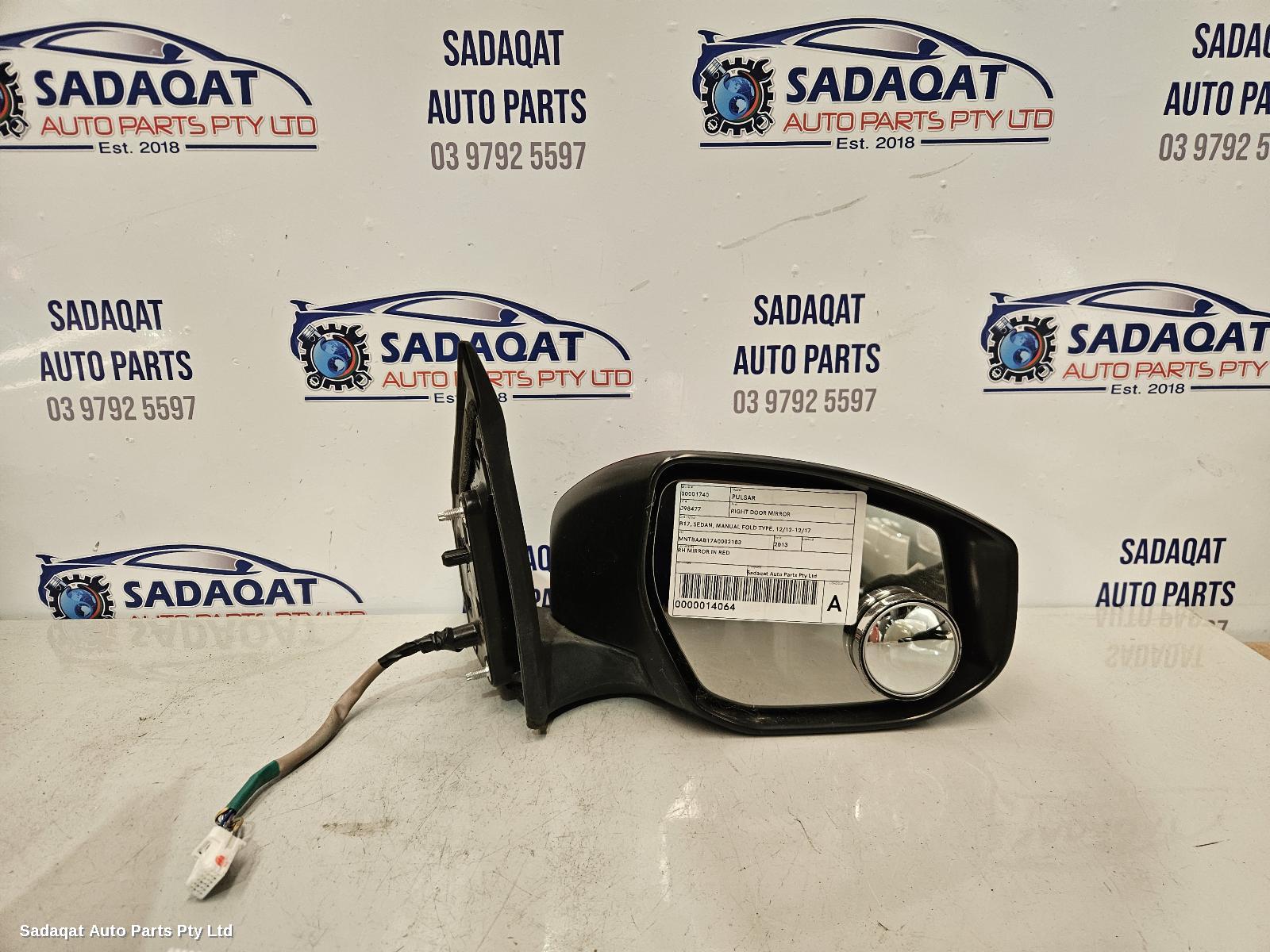 Nissan Pulsar Right Door Mirror