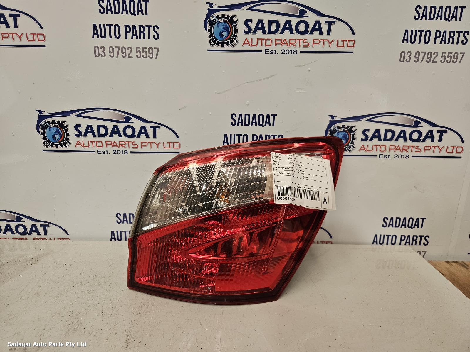 Nissan Dualis Right Taillight