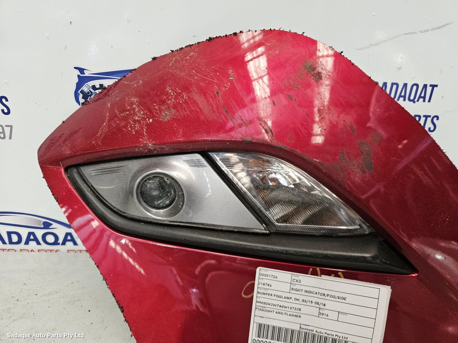 Mazda Cx3 Right Indicator/fog/side