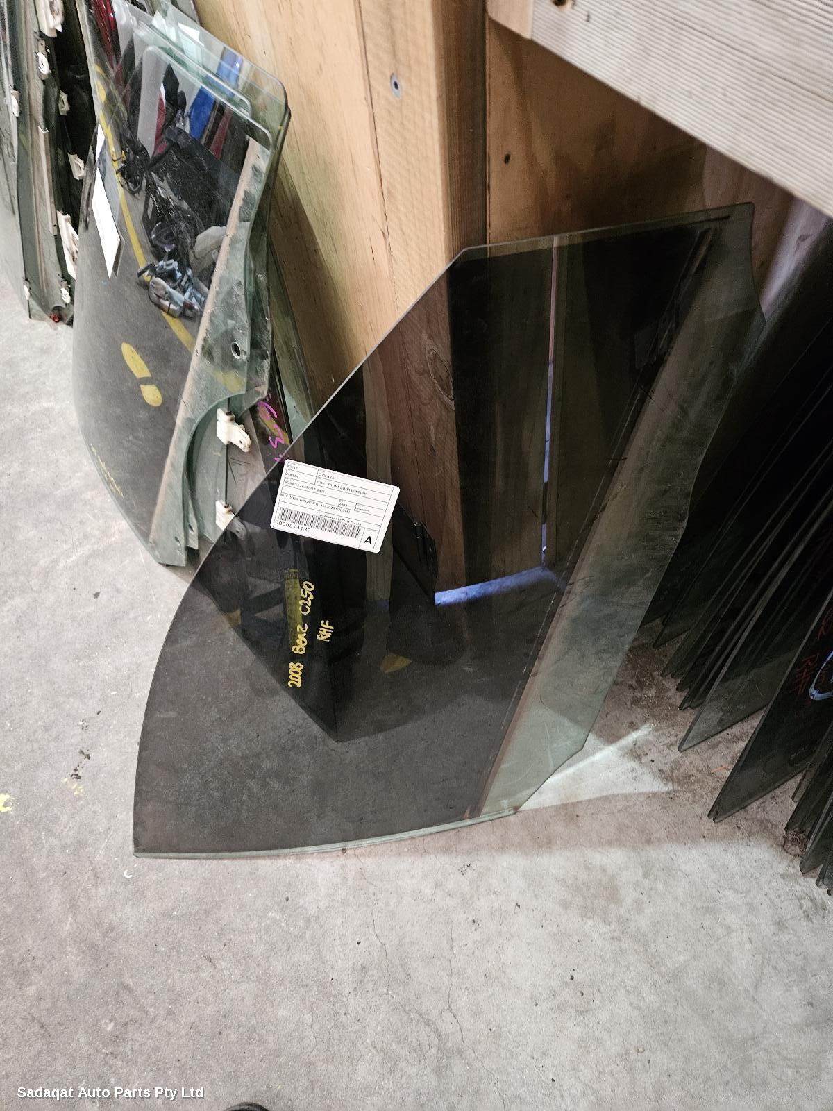 Mercedes C Class Right Front Door Window