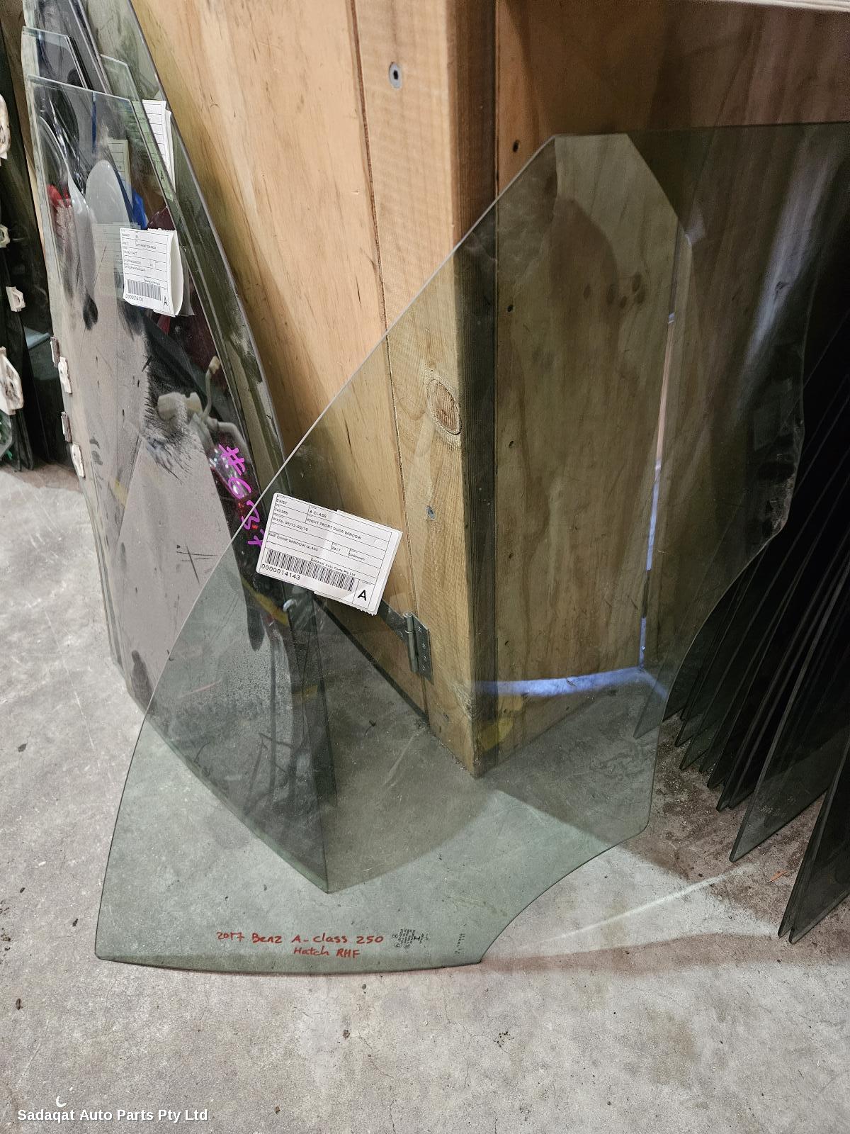 Mercedes A Class Right Front Door Window