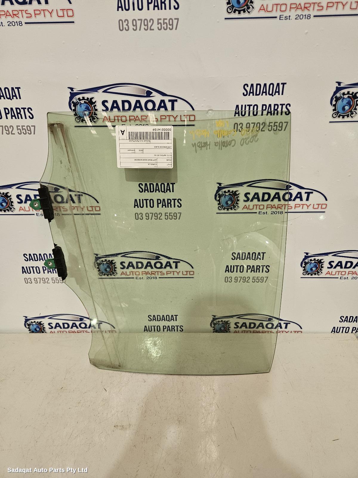 Toyota Corolla Left Rear Door Window