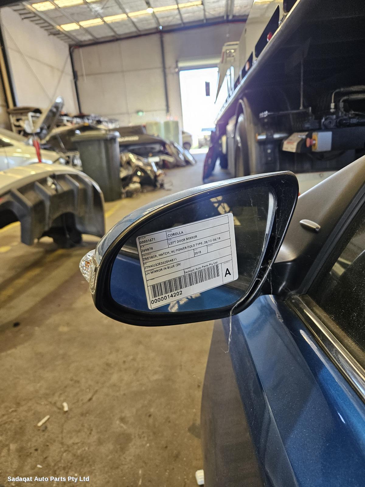 Toyota Corolla Left Door Mirror