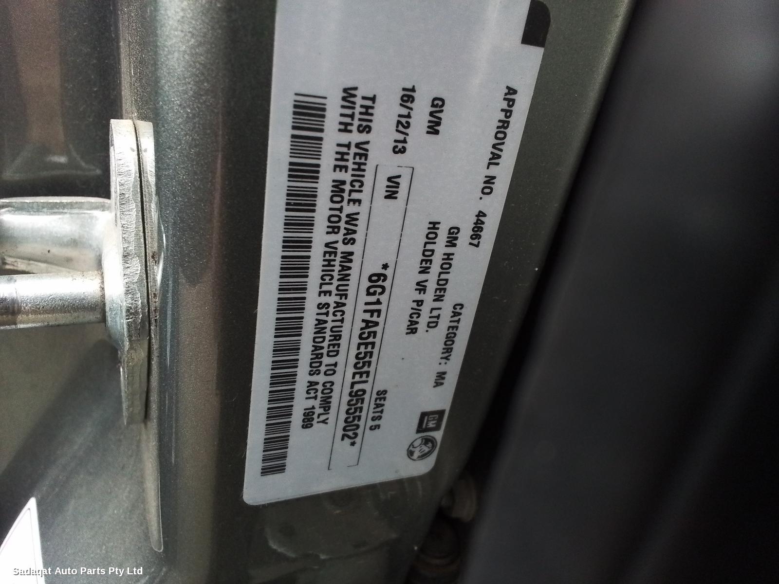 Holden Commodore Washer Bottle