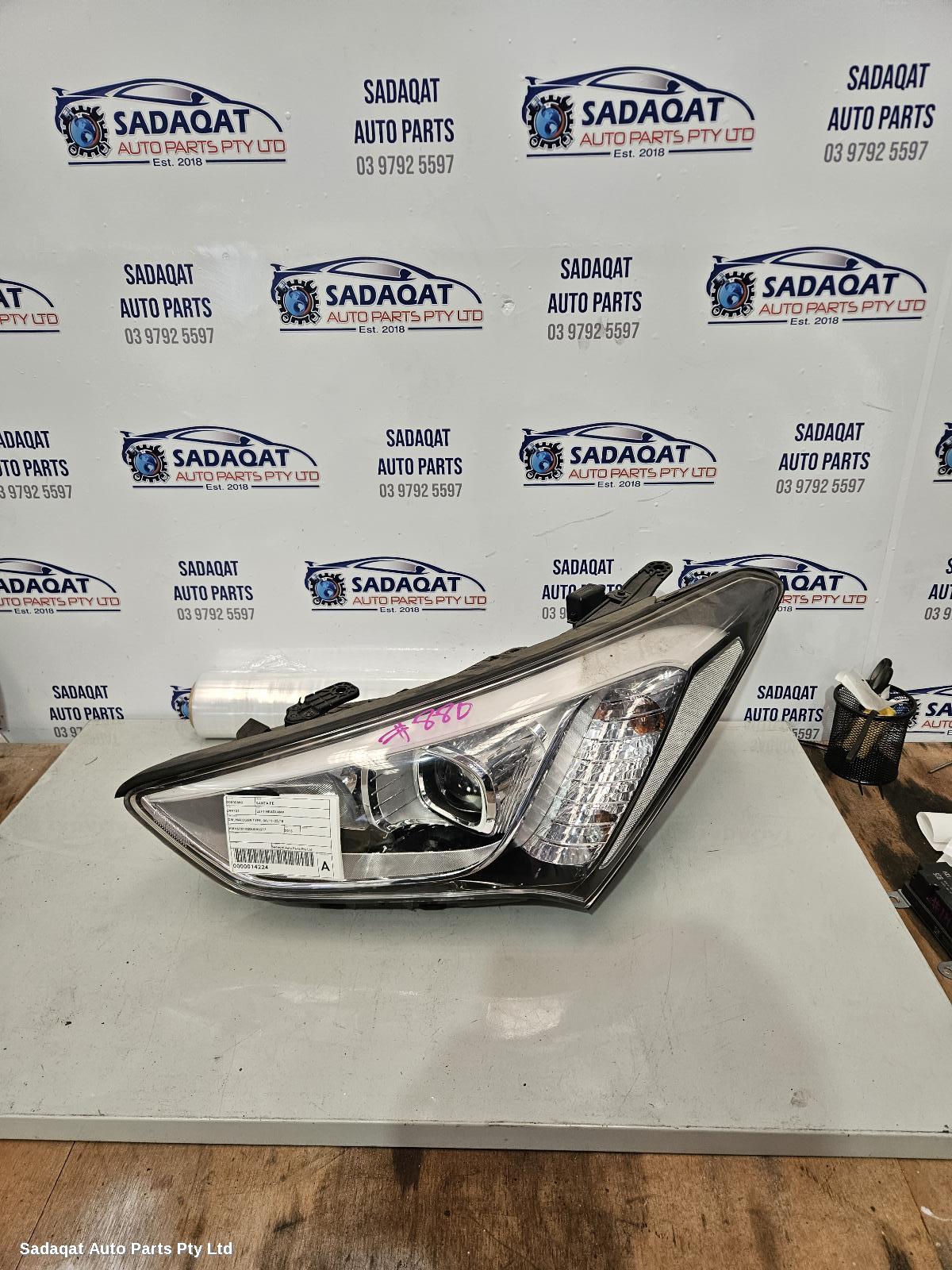 Hyundai Santa Fe Left Headlamp