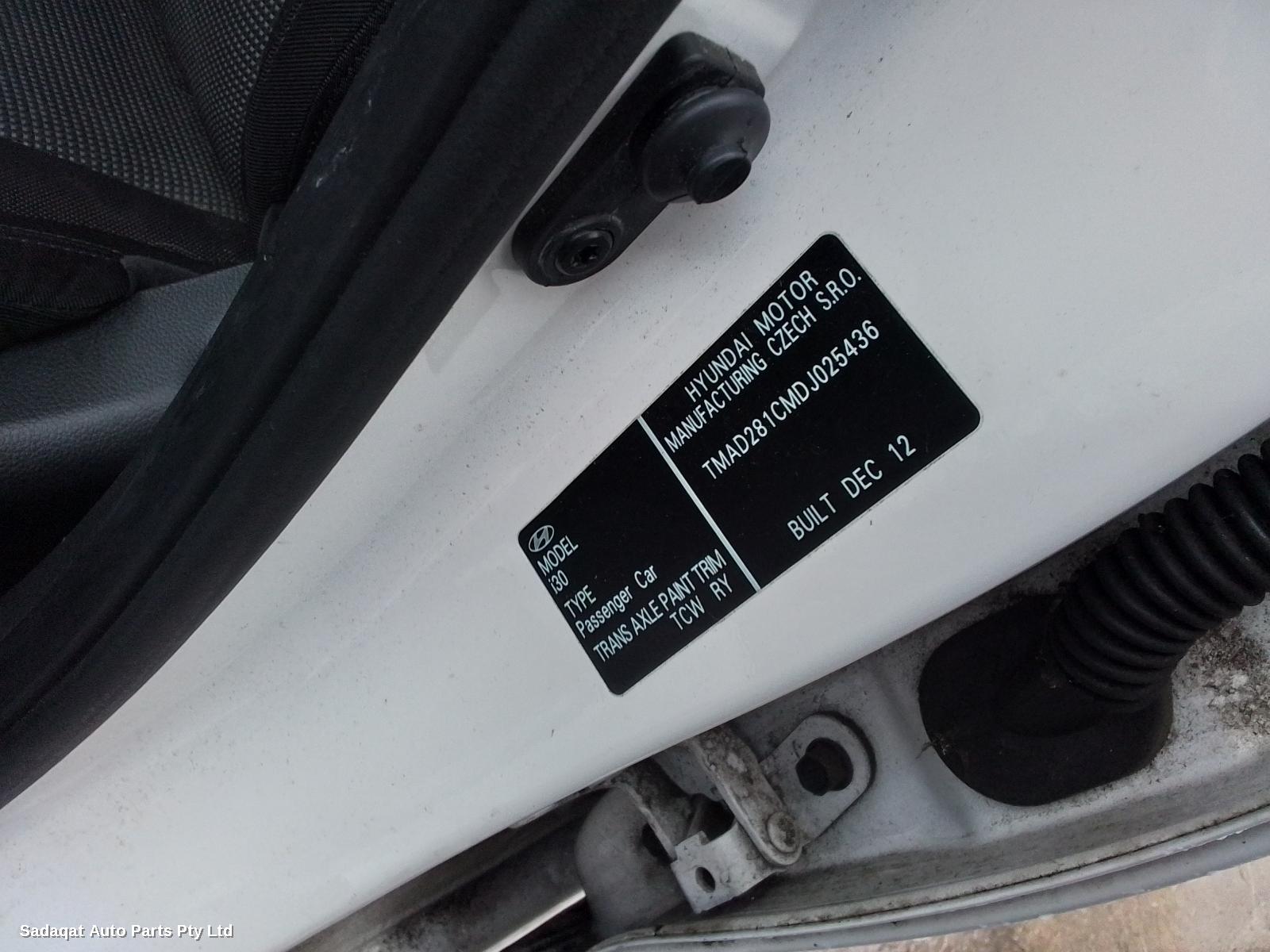 Hyundai I30 Rear Garnish