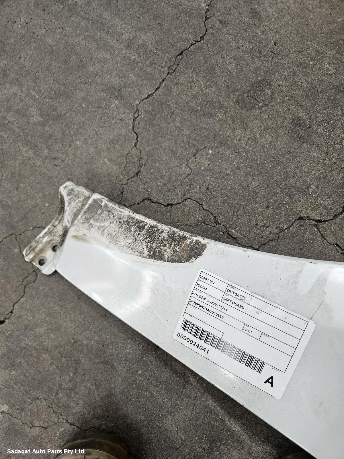 Subaru Outback Left Guard