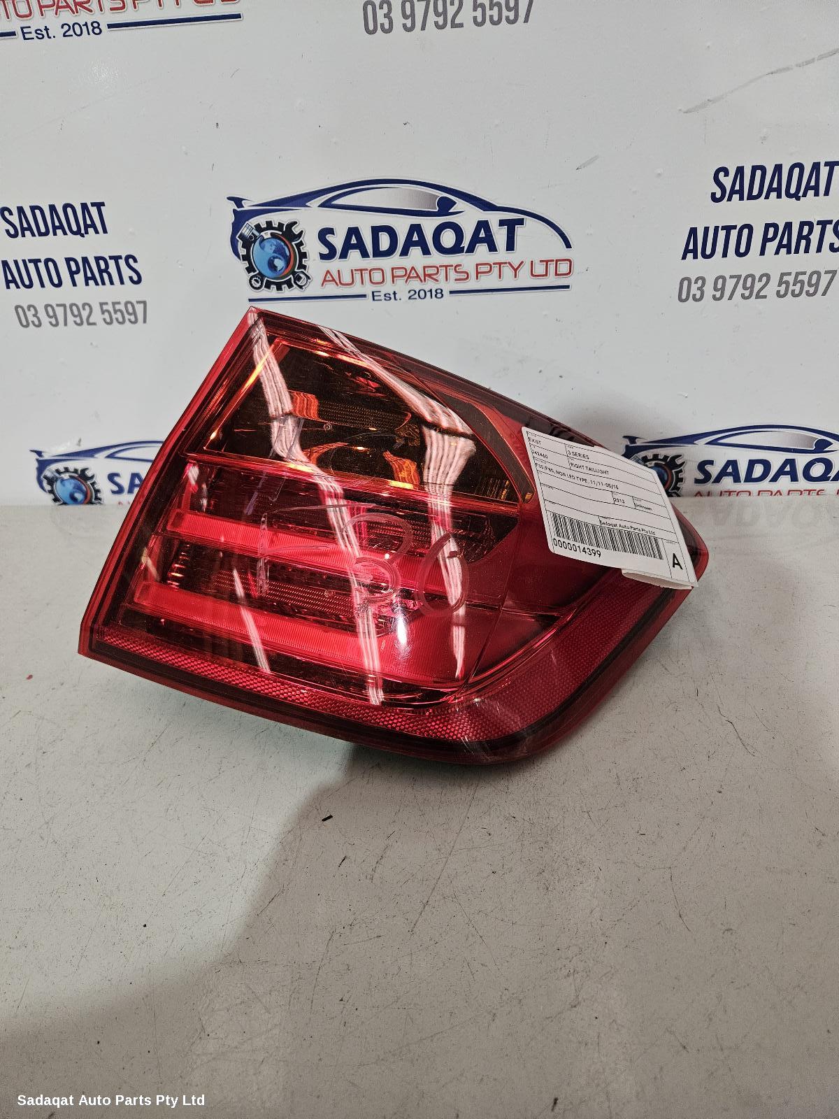 Bmw 3 Series Right Taillight