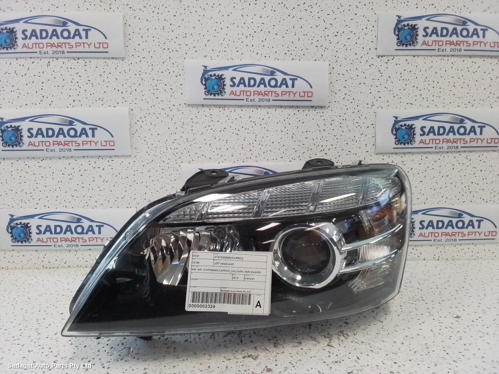Holden Statesman/caprice Left Headlamp