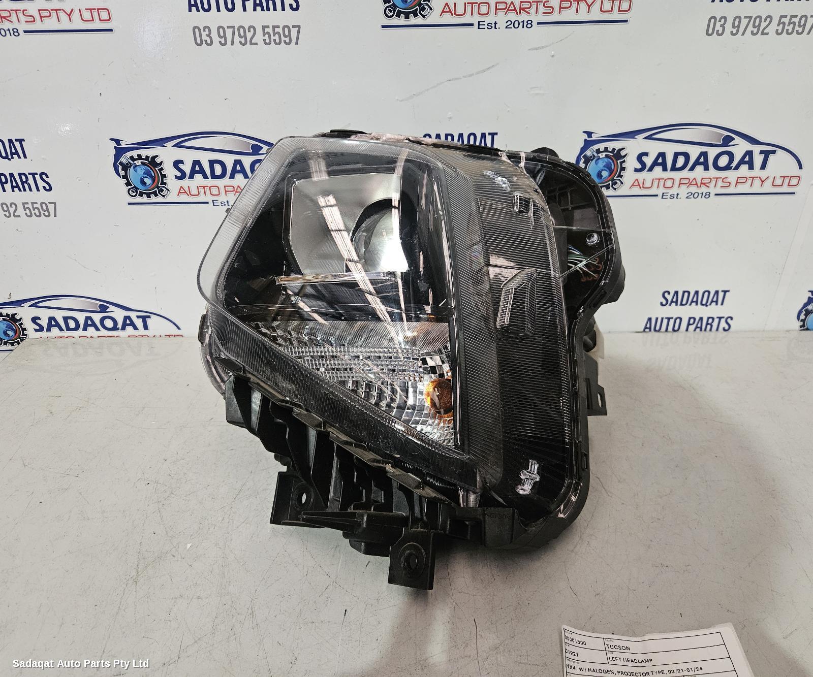 Hyundai Tucson Left Headlamp