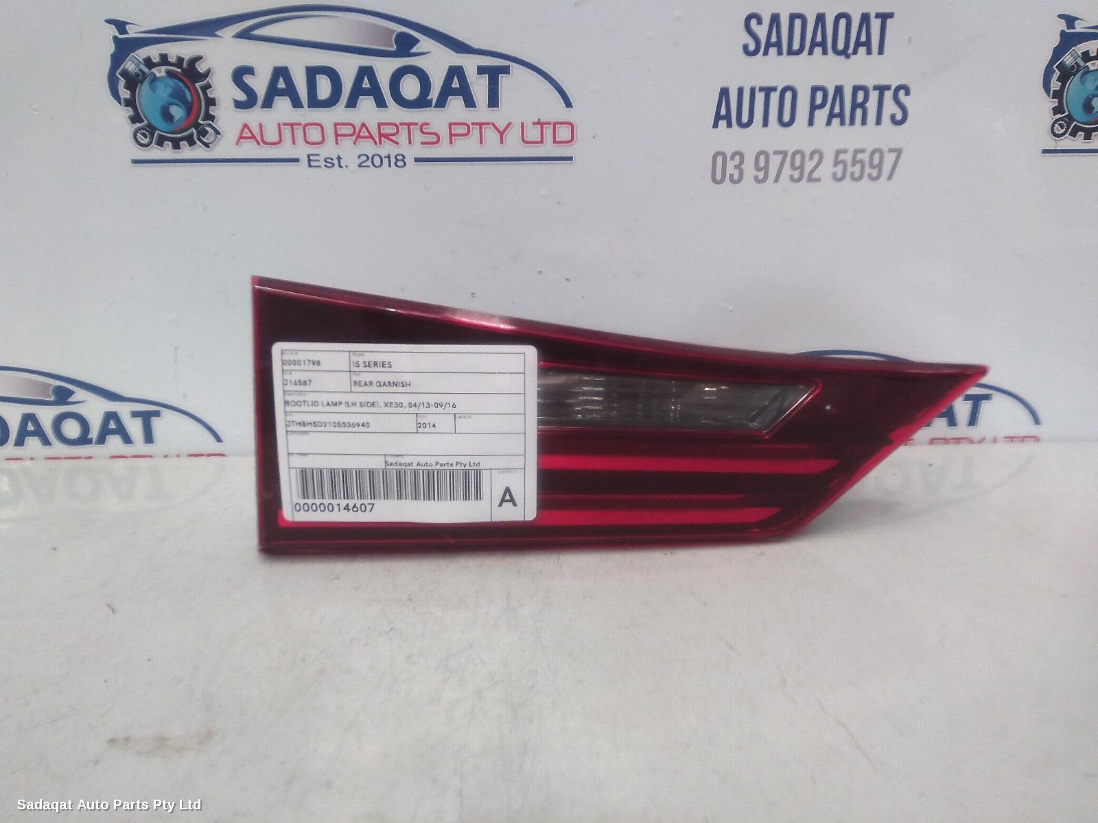 Lexus Is Series Rear Garnish