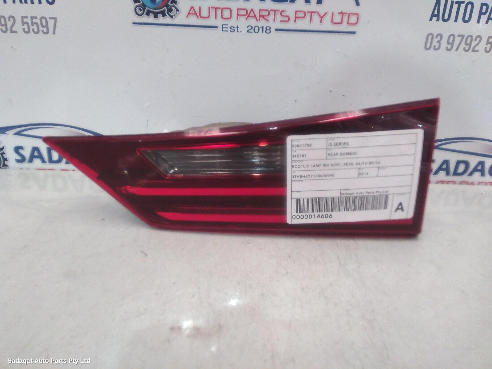 Lexus Is Series Rear Garnish