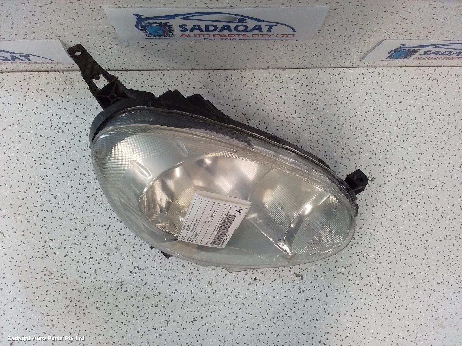 Nissan Micra Right Headlamp