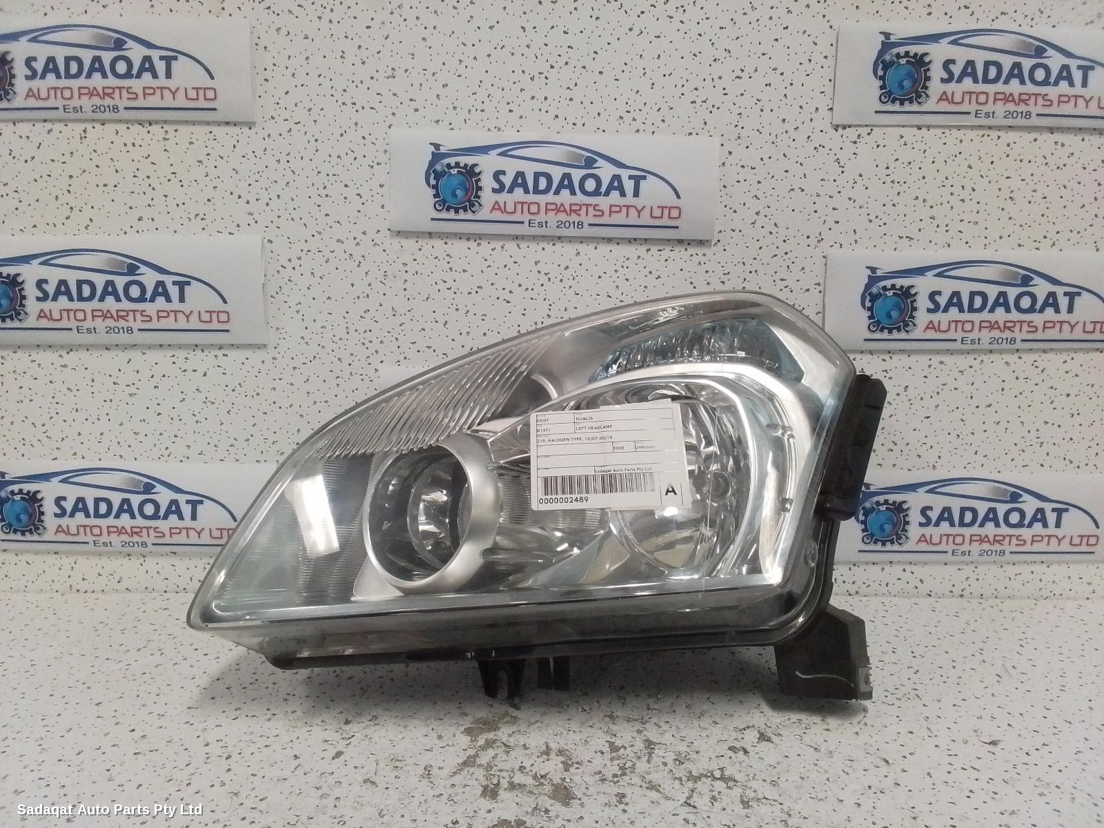 Nissan Dualis Left Headlamp
