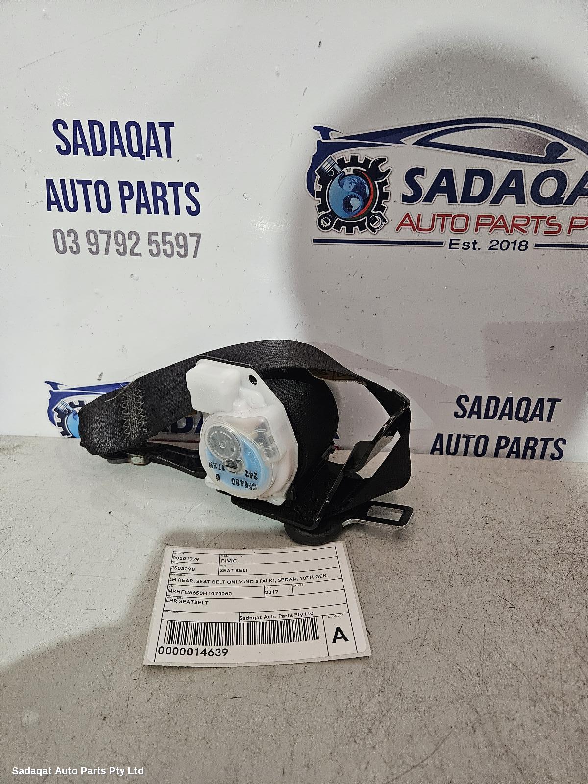 Honda Civic Seatbelt/stalk