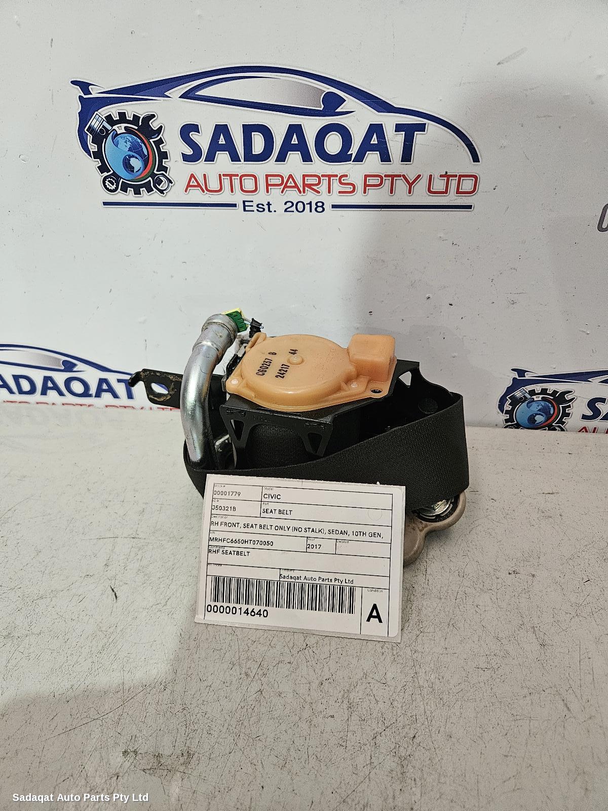 Honda Civic Seatbelt/stalk