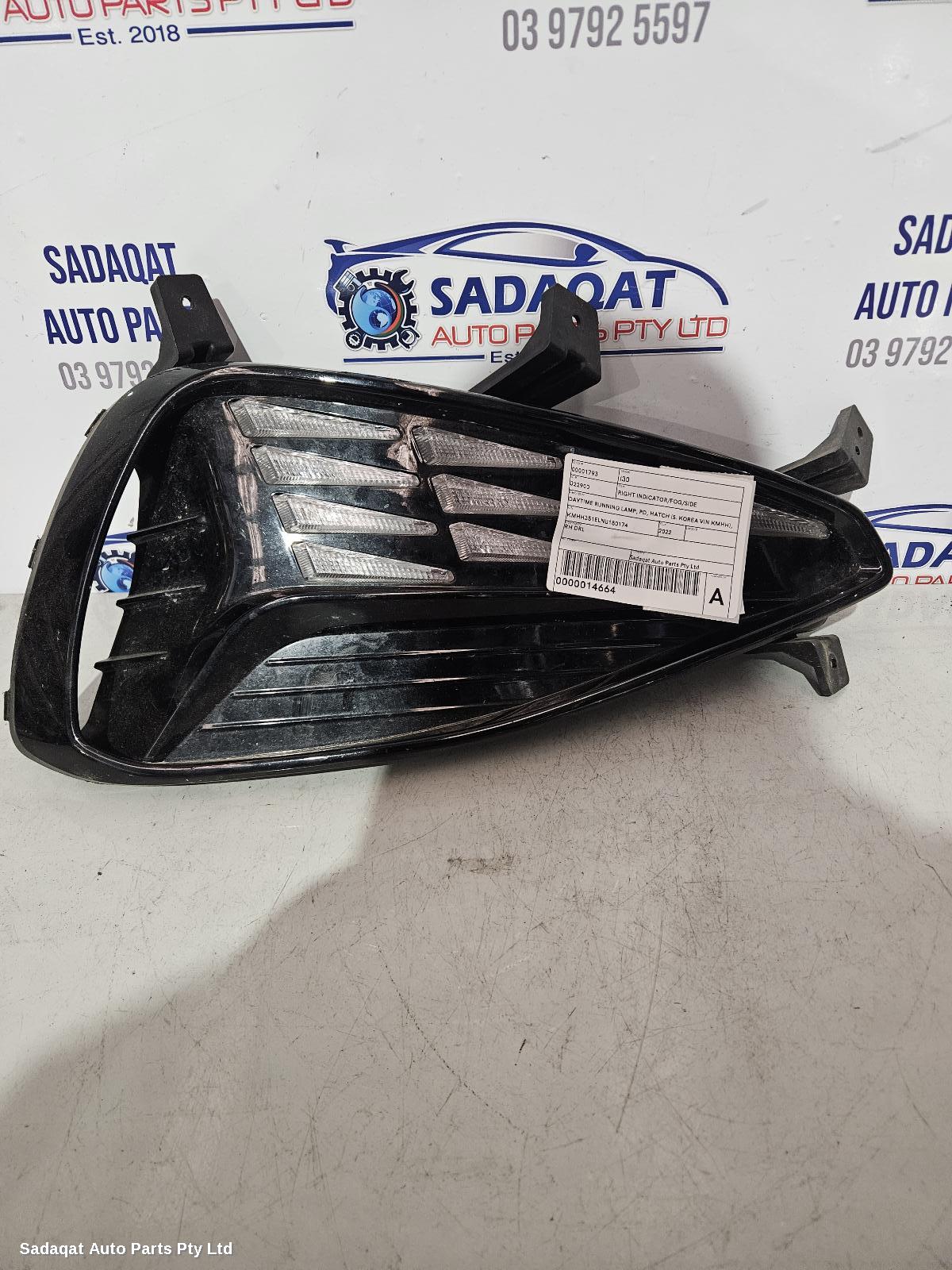 Hyundai I30 Right Indicator/fog/side