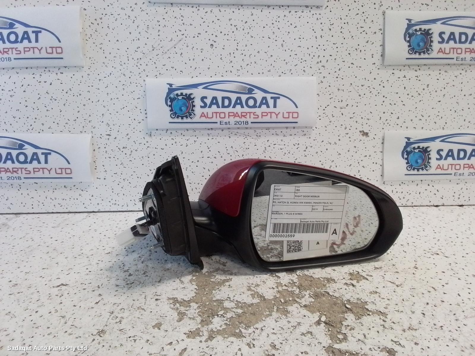 Hyundai I30 Right Door Mirror