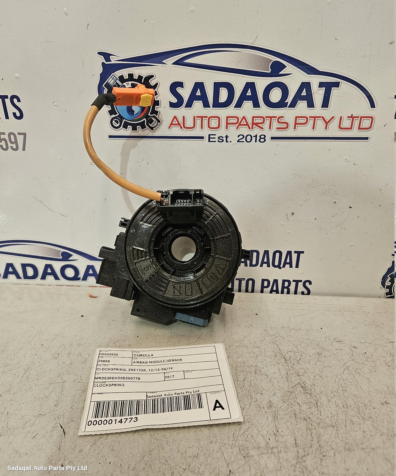 Toyota Corolla Airbag Module/sensor