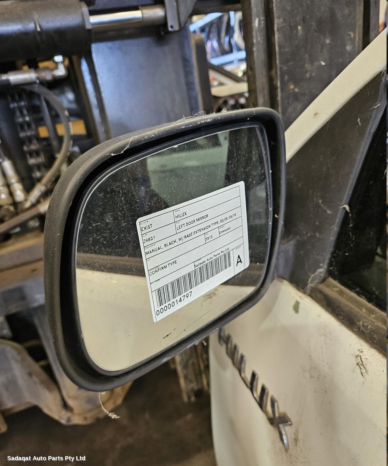 Toyota Hilux Left Door Mirror