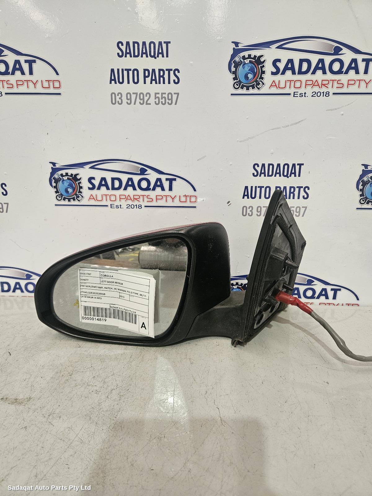 Toyota Corolla Left Door Mirror