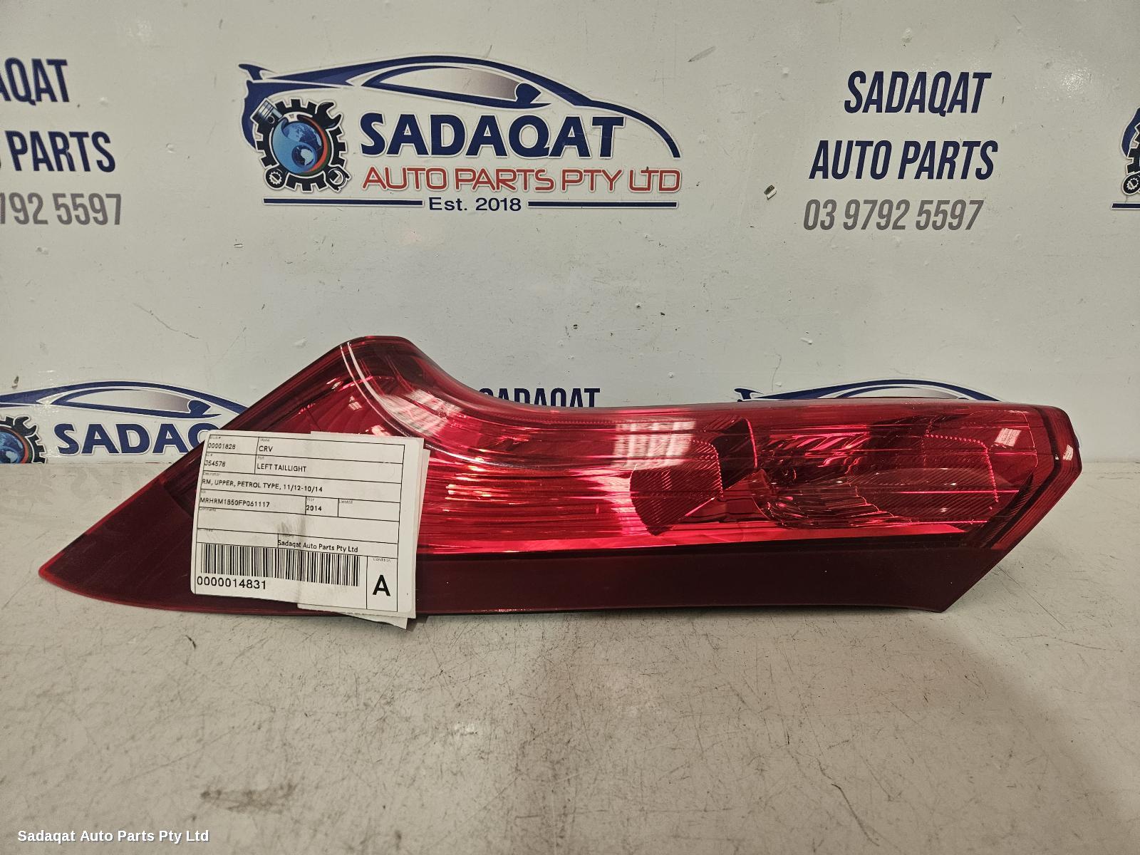 Honda Crv Left Taillight