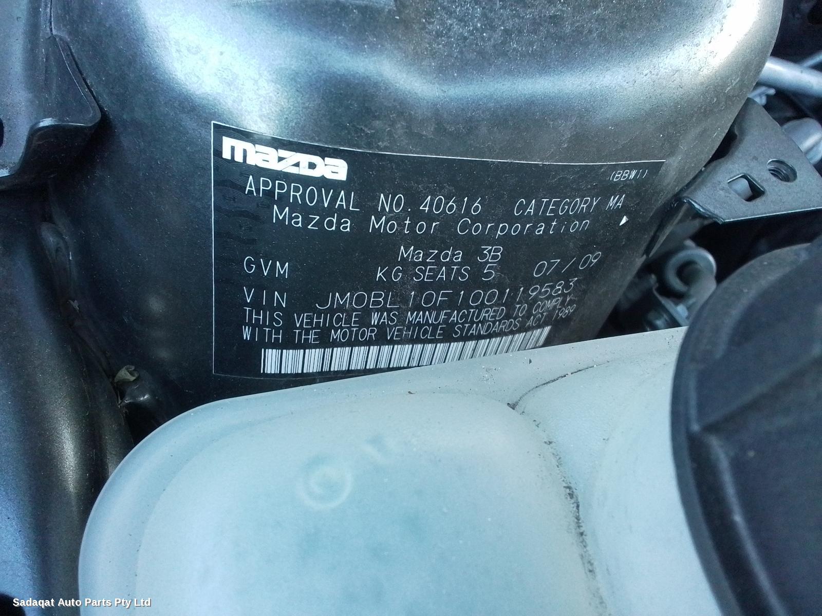 Mazda 3 Left Front Door