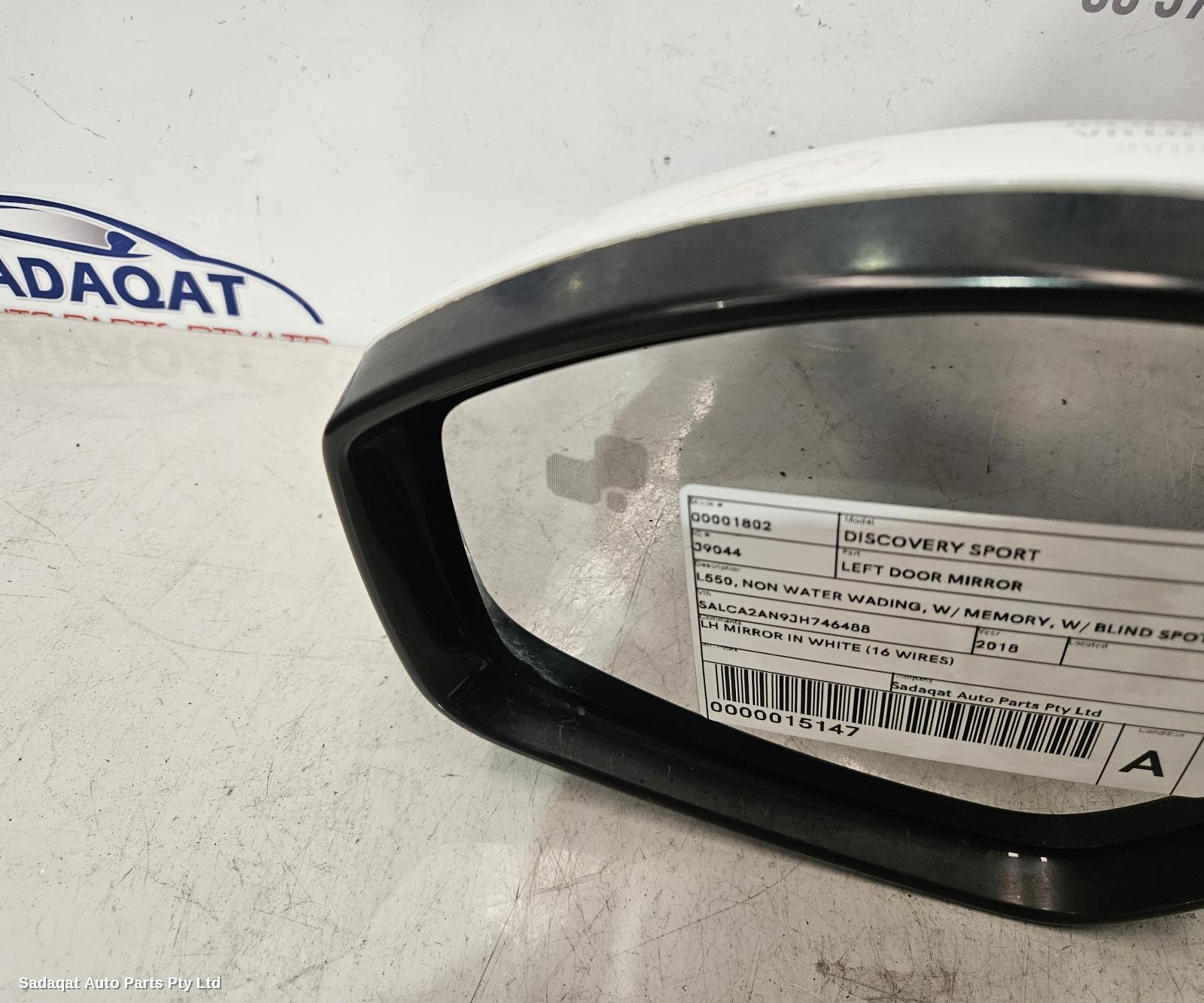 Land Rover Discovery Sport Left Door Mirror