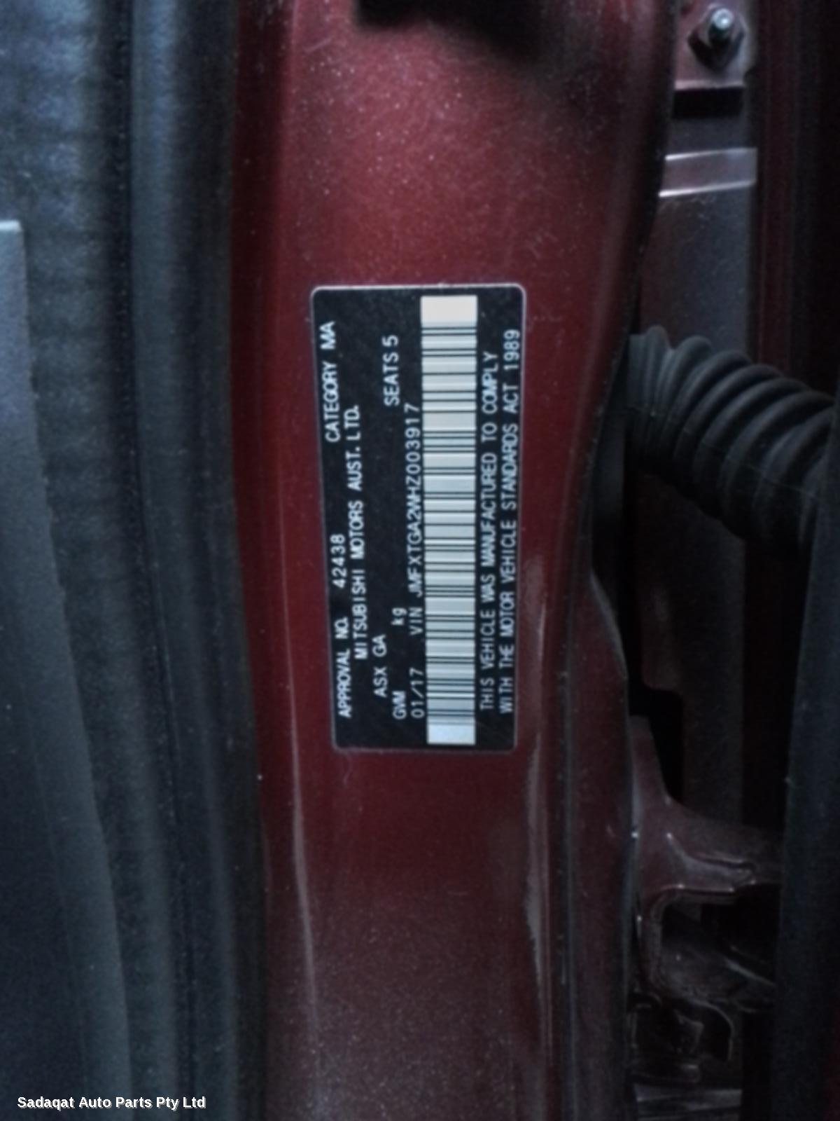 Mitsubishi Asx Right Front Door