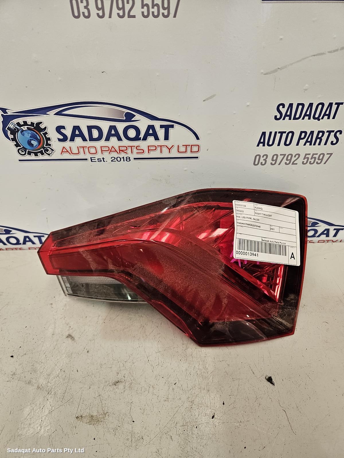 Skoda Kamiq Right Taillight
