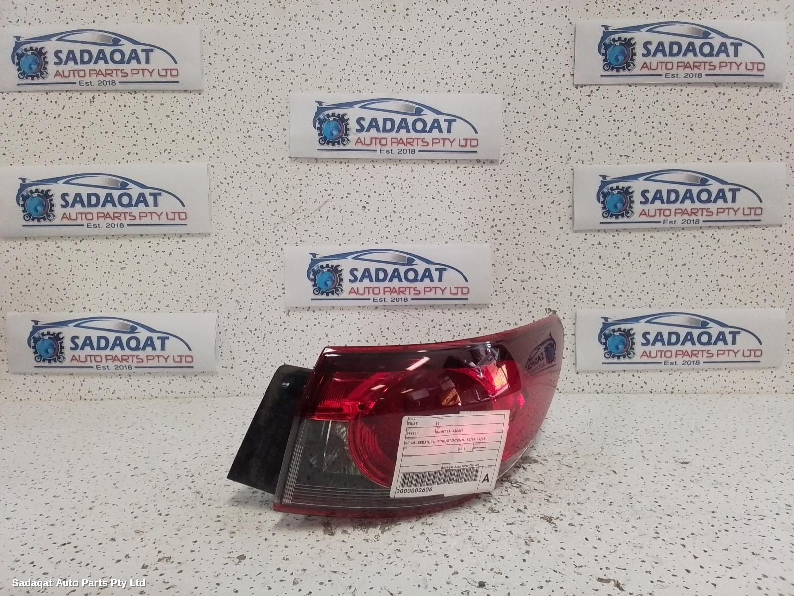 Mazda 6 Right Taillight