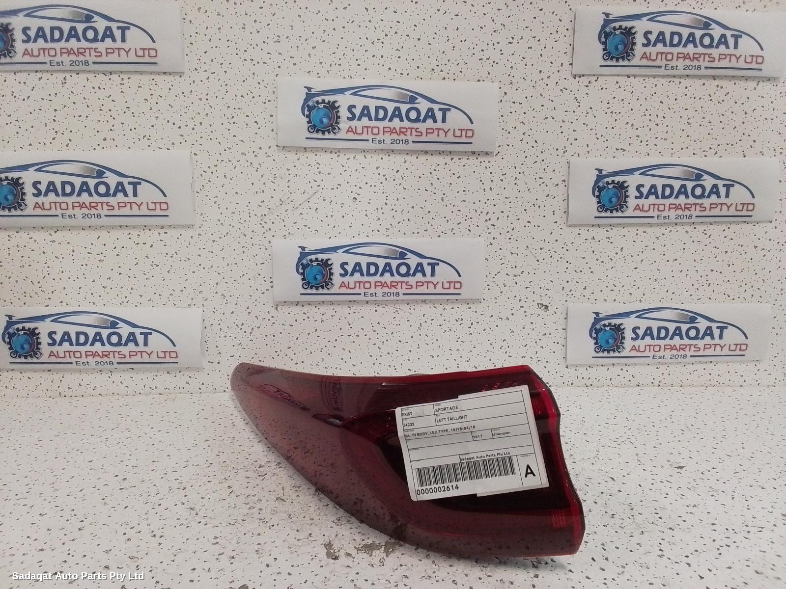 Kia Sportage Left Taillight