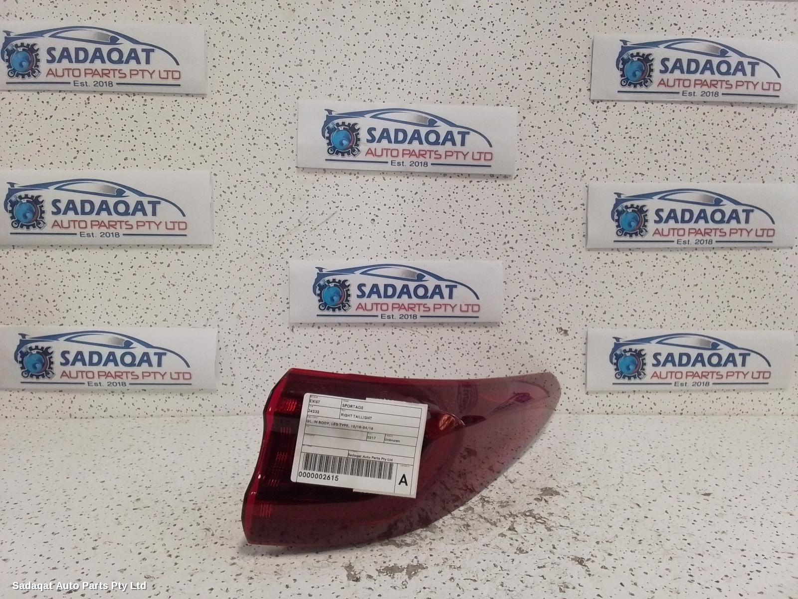 Kia Sportage Right Taillight
