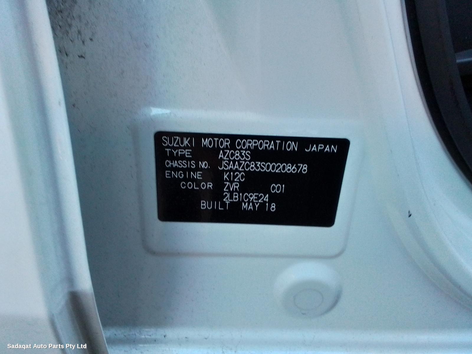 Suzuki Swift Bonnet Lock/support