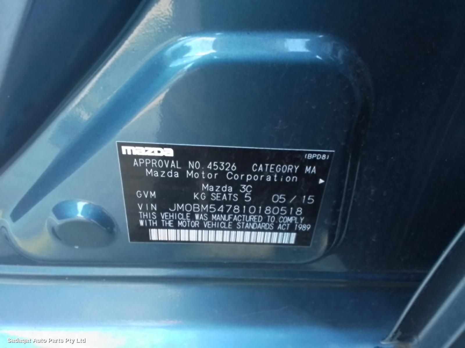 Mazda 3 Right Door Mirror