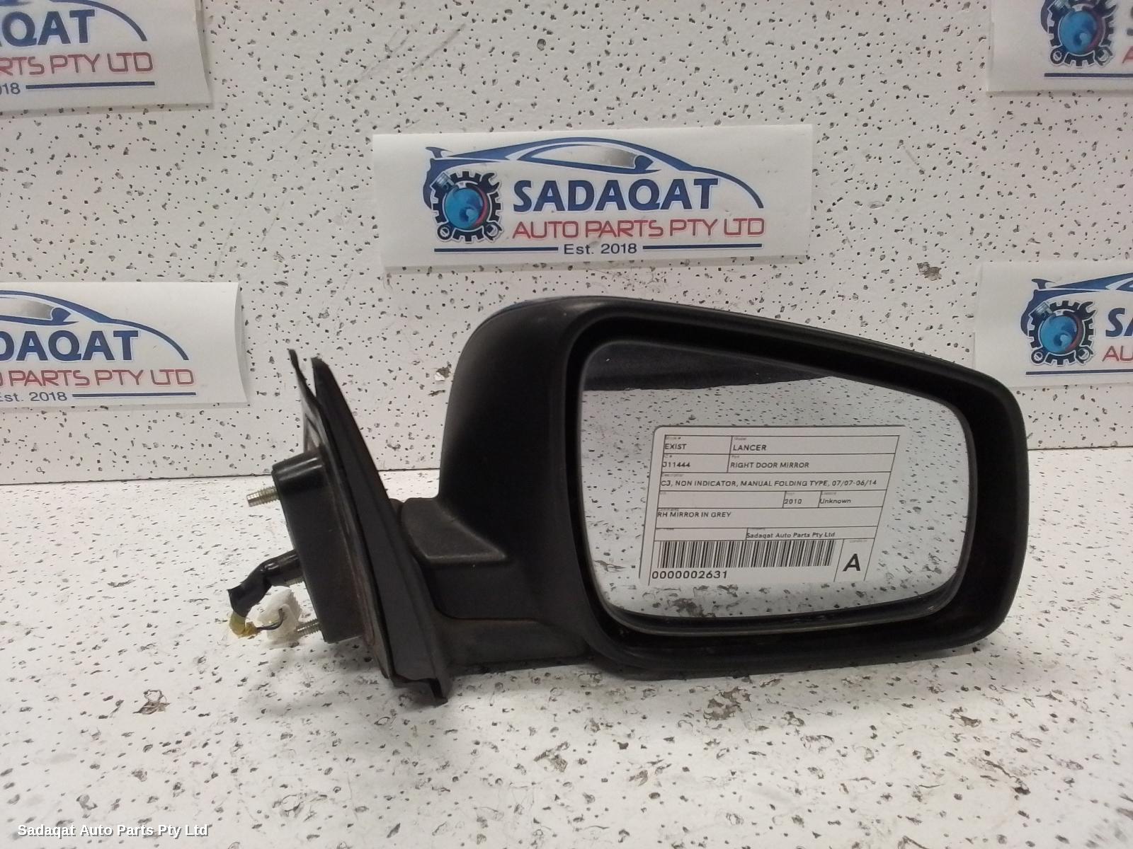 Mitsubishi Lancer Right Door Mirror