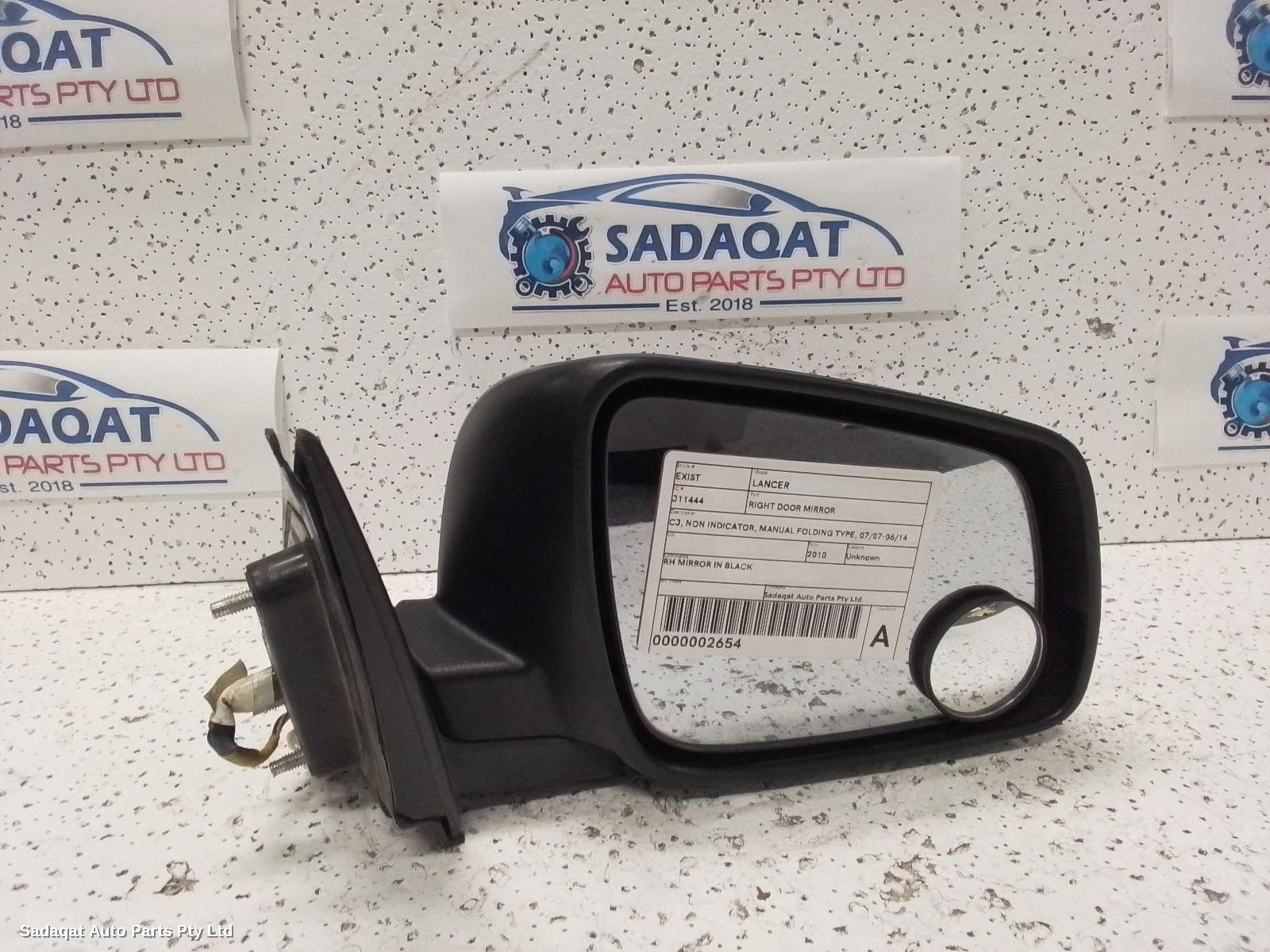 Mitsubishi Lancer Right Door Mirror
