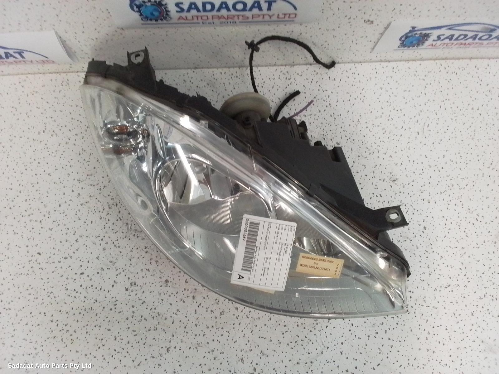 Mercedes A Class Right Headlamp