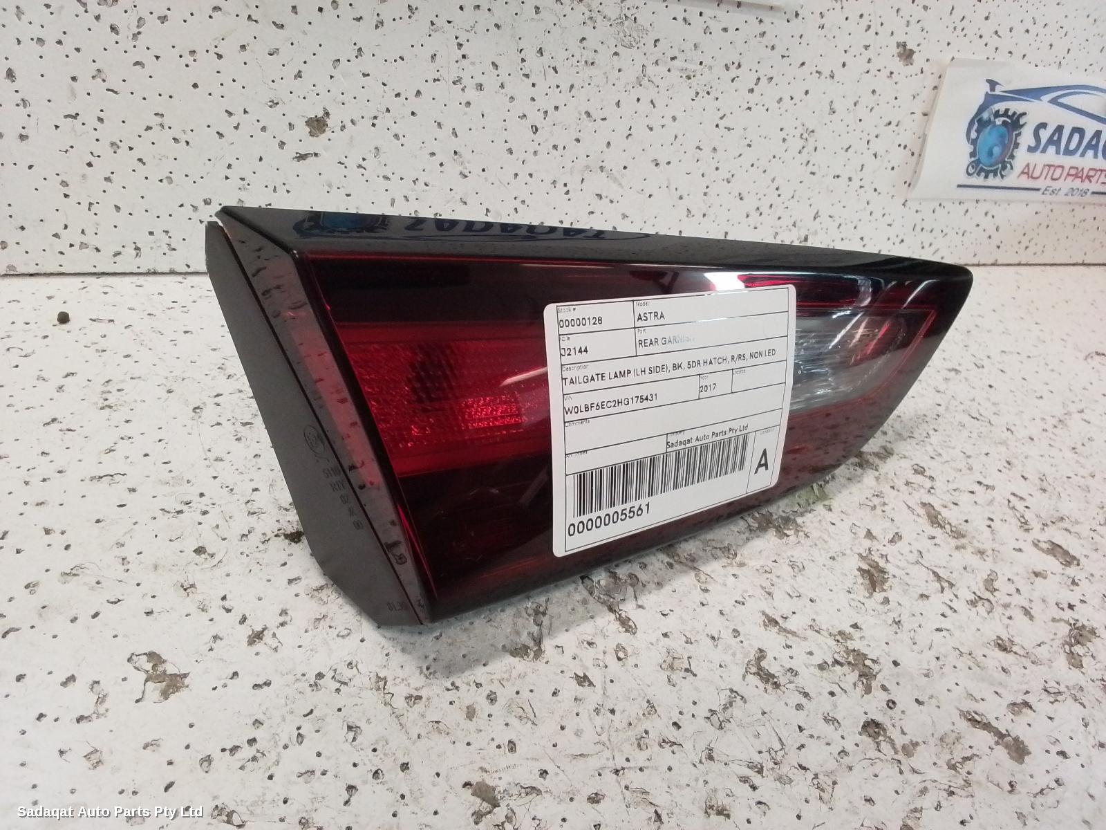 Holden Astra Rear Garnish