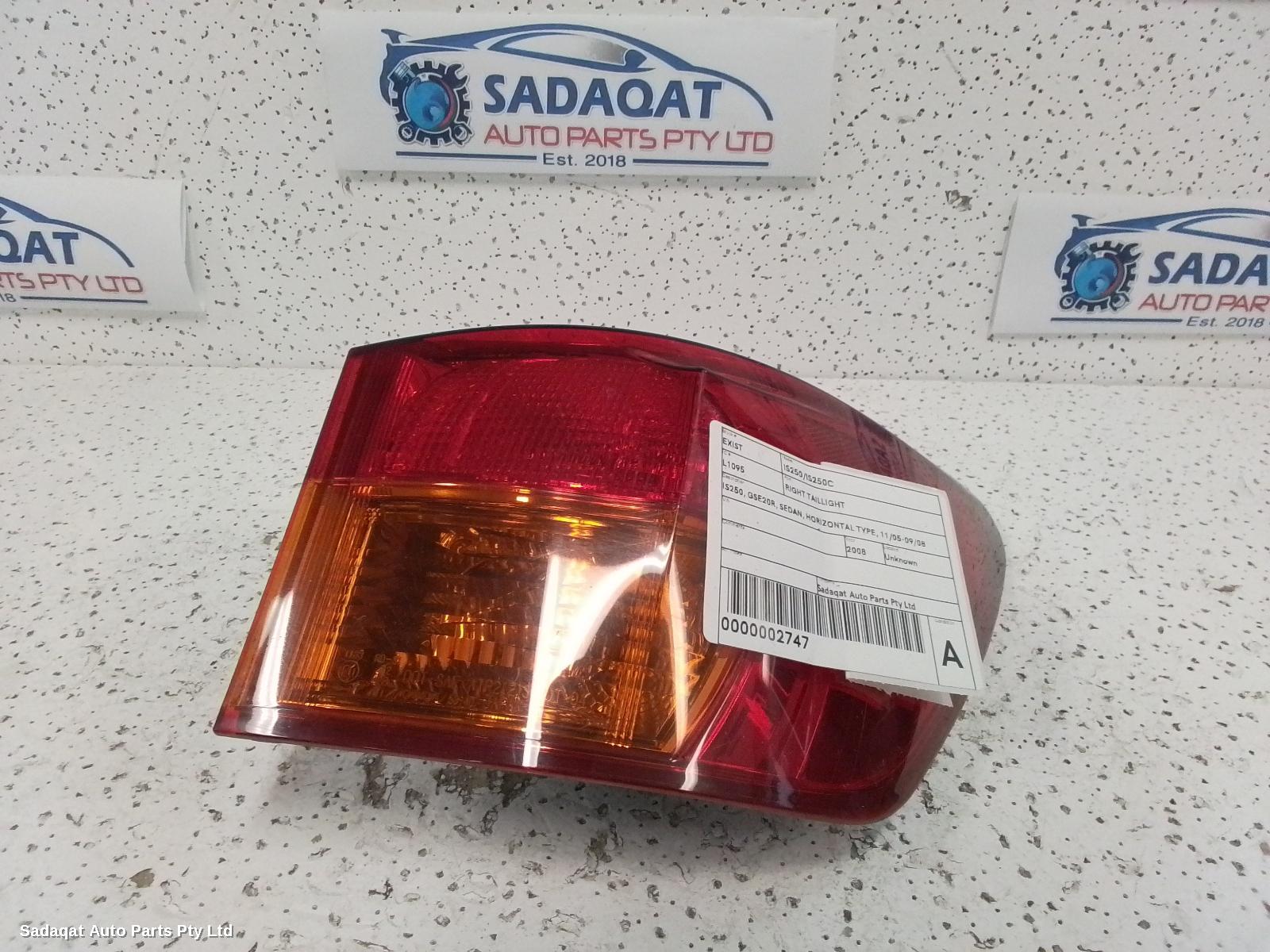 Lexus Is250/is250c Right Taillight