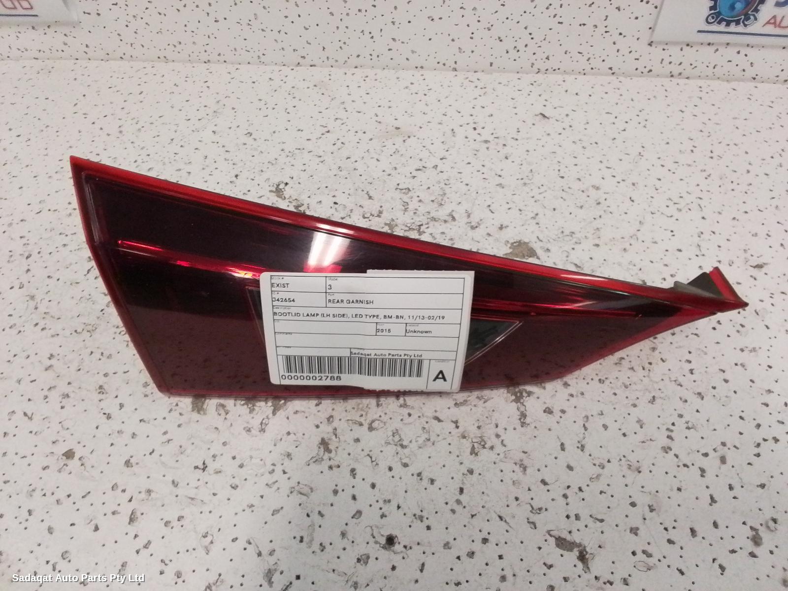 Mazda 3 Rear Garnish