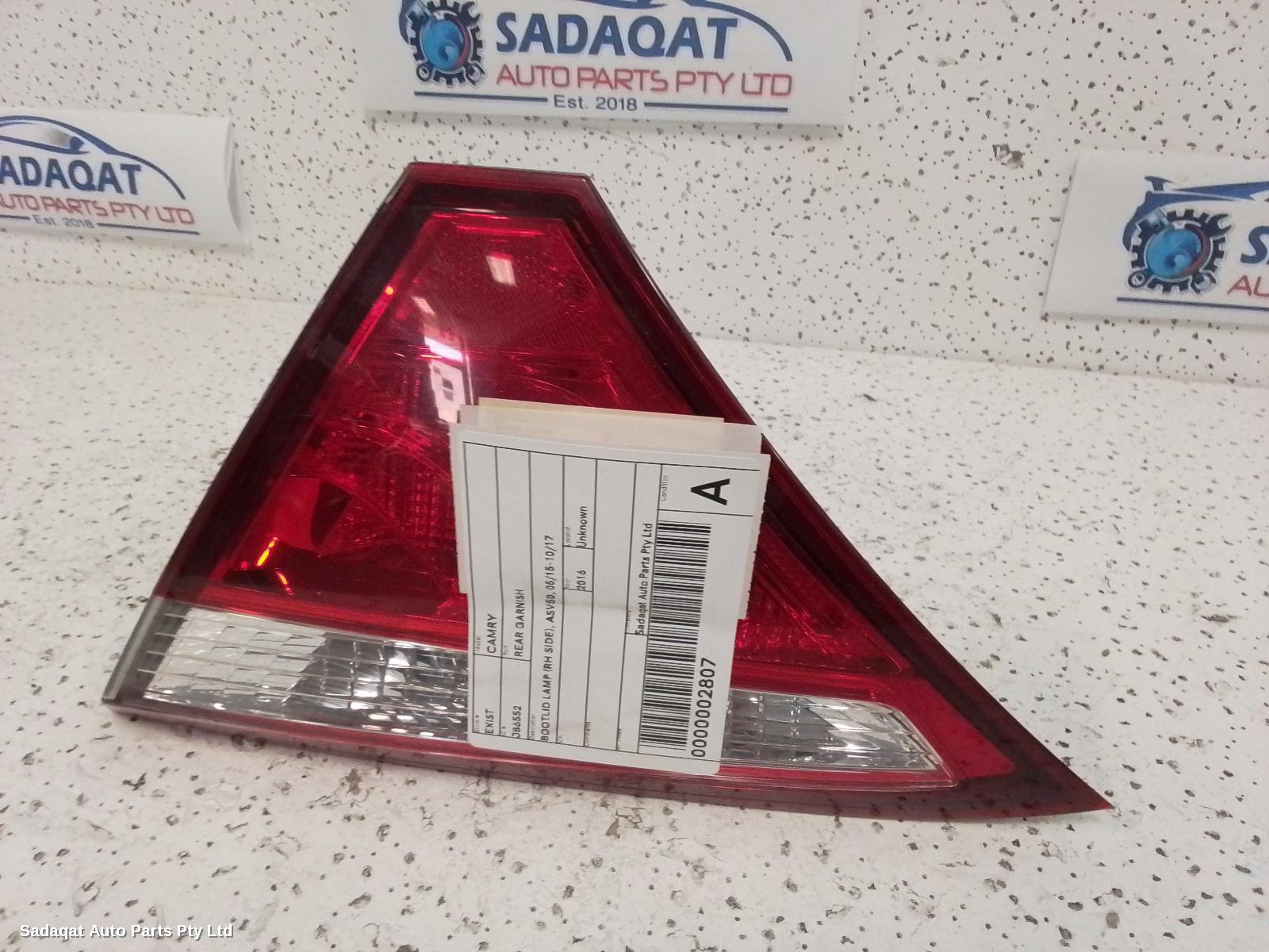 Toyota Camry Rear Garnish