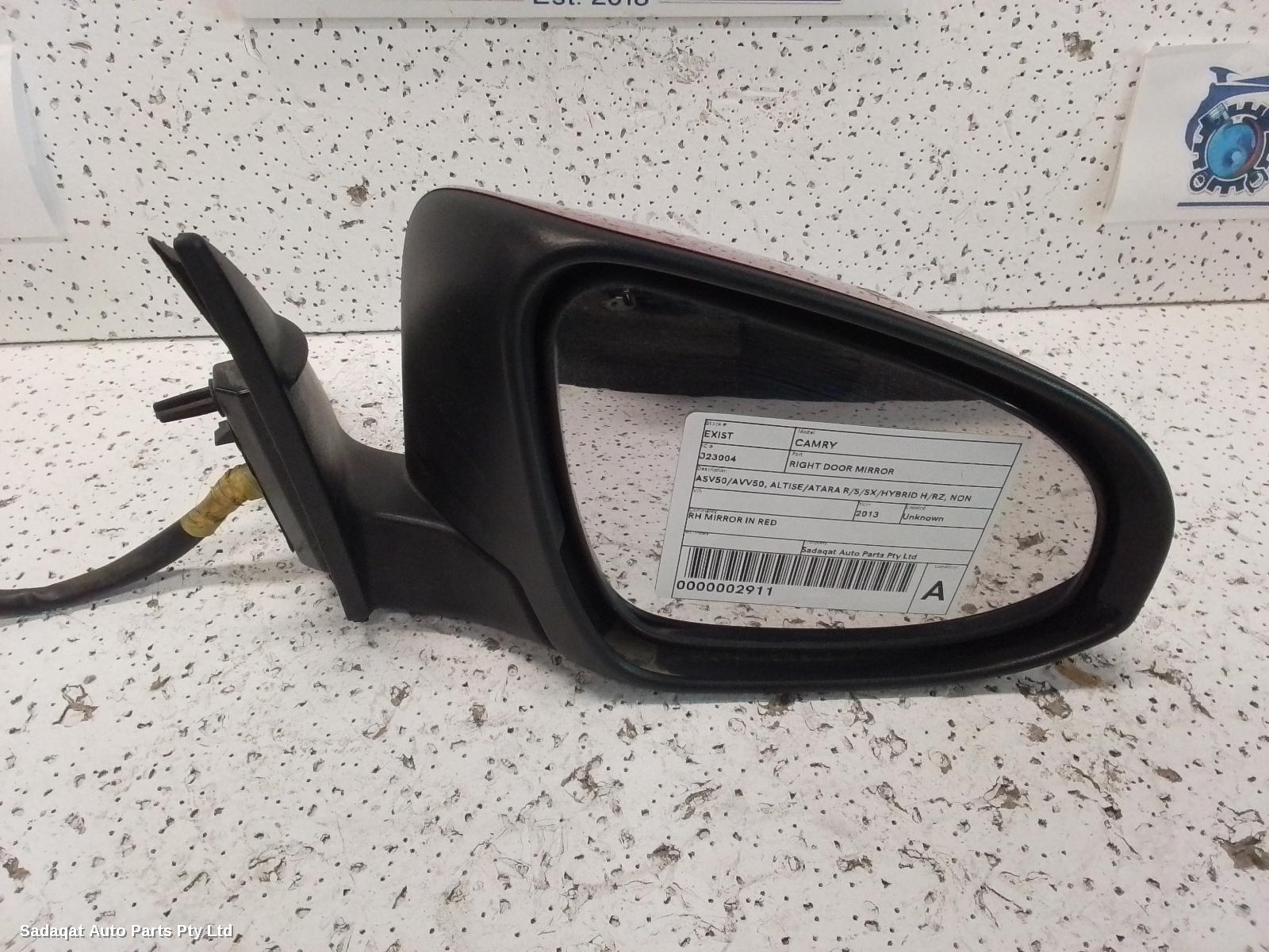 Toyota Camry Right Door Mirror