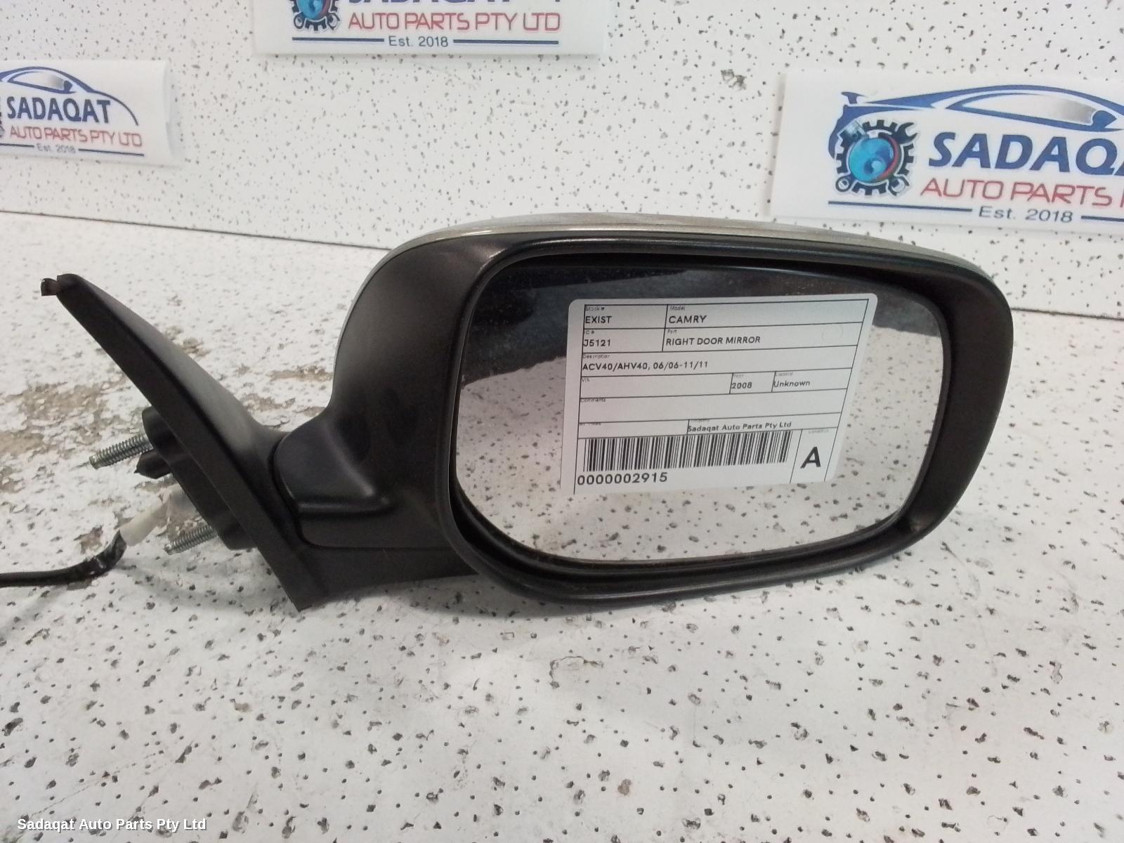 Toyota Camry Right Door Mirror